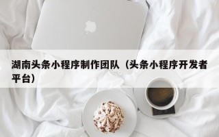 黄石湖南头条小程序制作团队（头条小程序开发者平台）